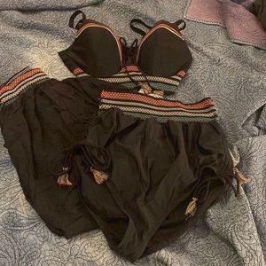 Cacique Two piece swimsuit with beach pant cover up. - Buy 1 get 1 free!